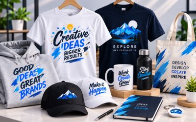 Branded T-shirt and promotional merchandise design