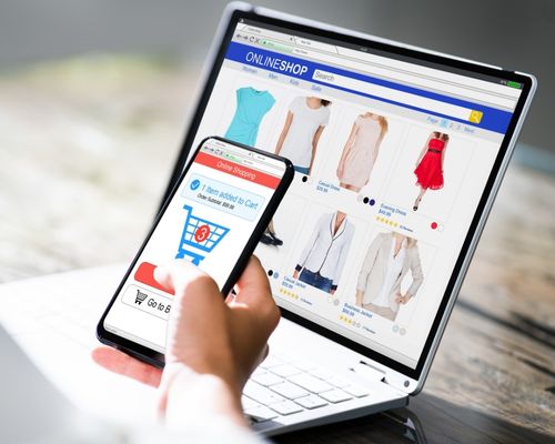 eCommerce website with online product shopping