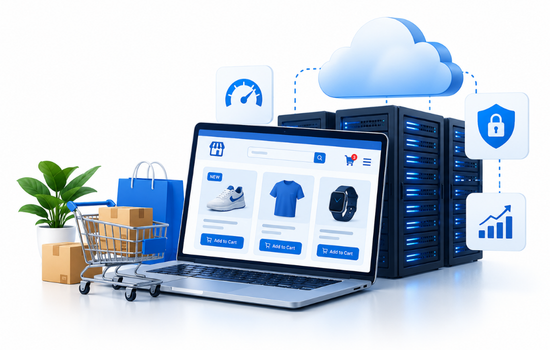 eCommerce hosting solutions for online stores